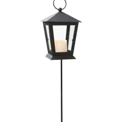 LED-hautalyhty Star Trading Serene, 40cm, musta