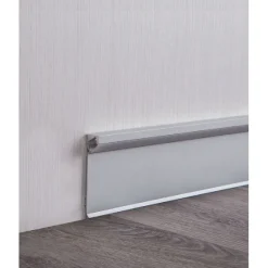 LED-jalkalistan päätypala Euroshrink F-320A, alumiini, mattahopea