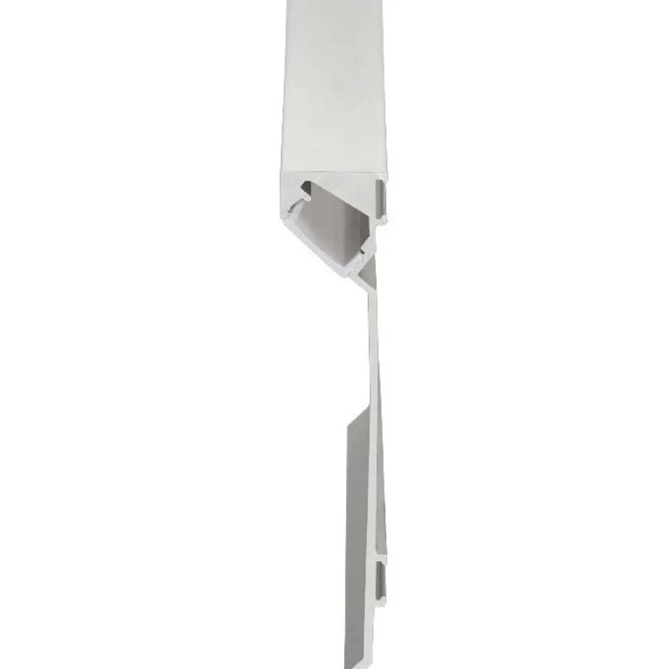 LED-jalkalistan sisäkulmapala Euroshrink I-320A, alumiini, mattahopea