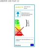 LED-kalustevalaisinsetti Limente LED-Flat 22 3x7.6 W valkoinen