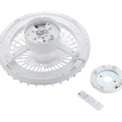 Led-kattotuuletinvalaisin FocusLight Milano Led Ø48cm, 2800lm