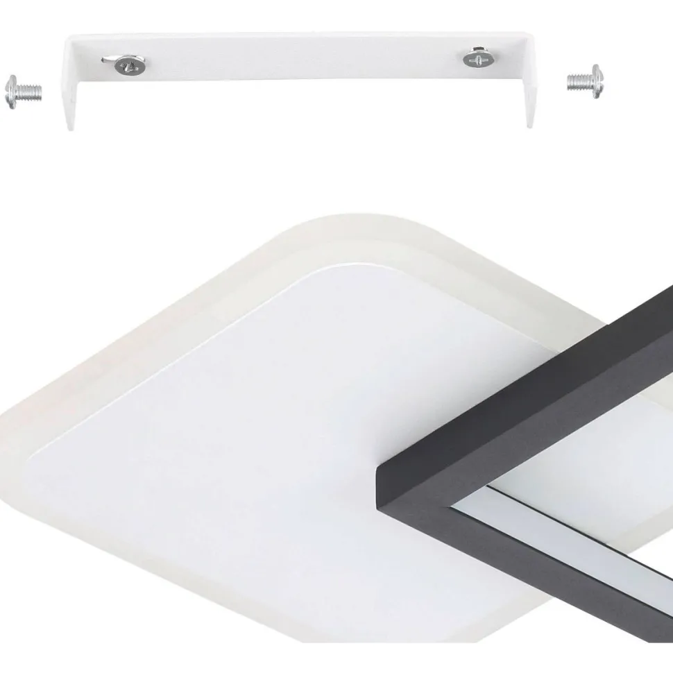 LED-Kattovalaisin Eglo Gafares 15W 33x33cm kaukosäädin eri värejä