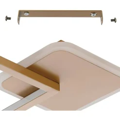 LED-Kattovalaisin Eglo Gafares 15W 33x33cm kaukosäädin eri värejä