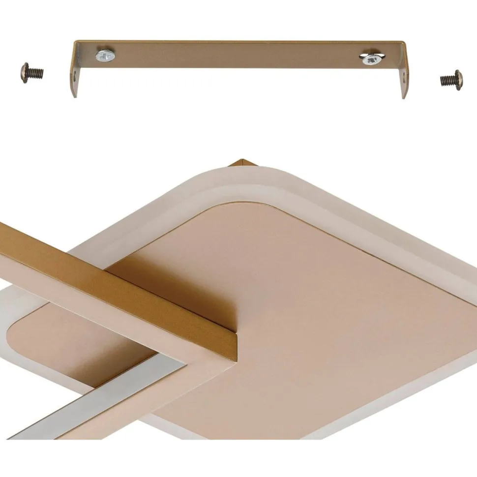 LED-Kattovalaisin Eglo Gafares 15W 33x33cm kaukosäädin eri värejä