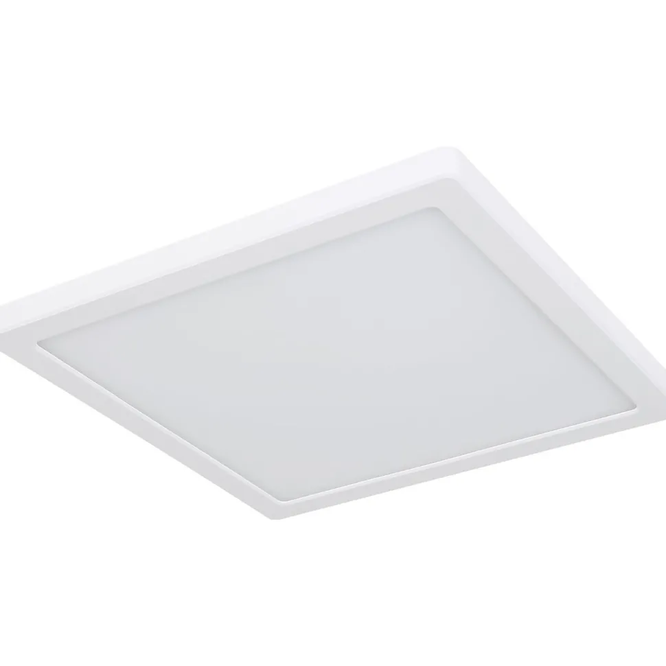 LED-kattovalaisin Globo Lasse, 3000-6500K, neliö, eri kokoja ja värejä