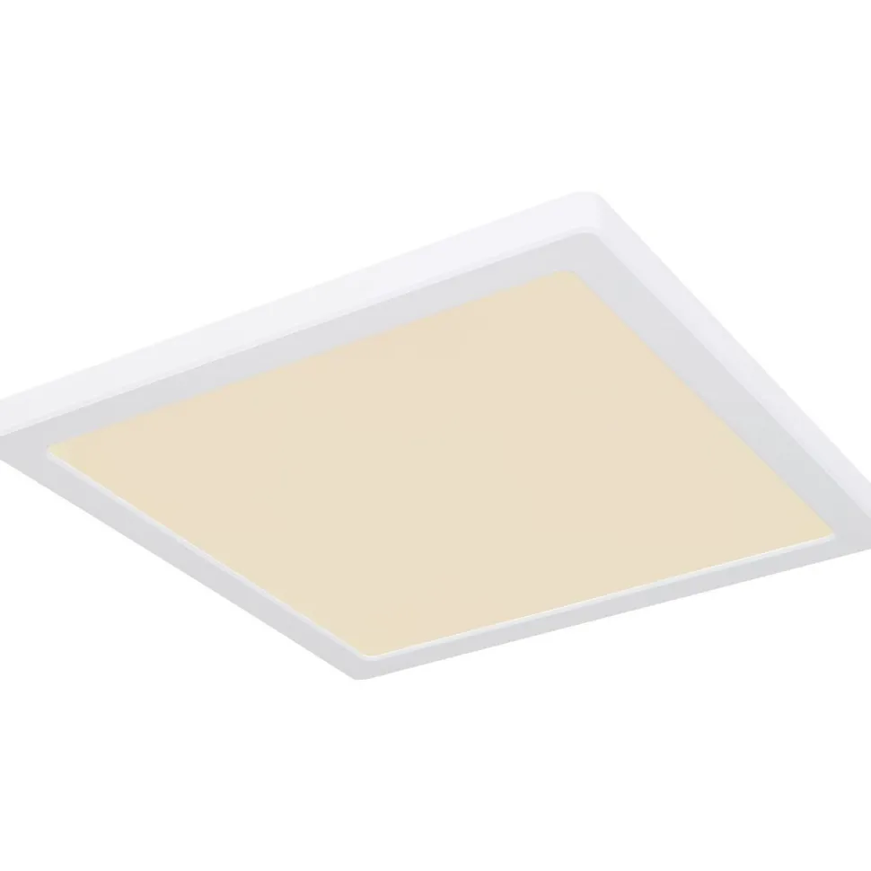 LED-kattovalaisin Globo Lasse, 3000-6500K, neliö, eri kokoja ja värejä