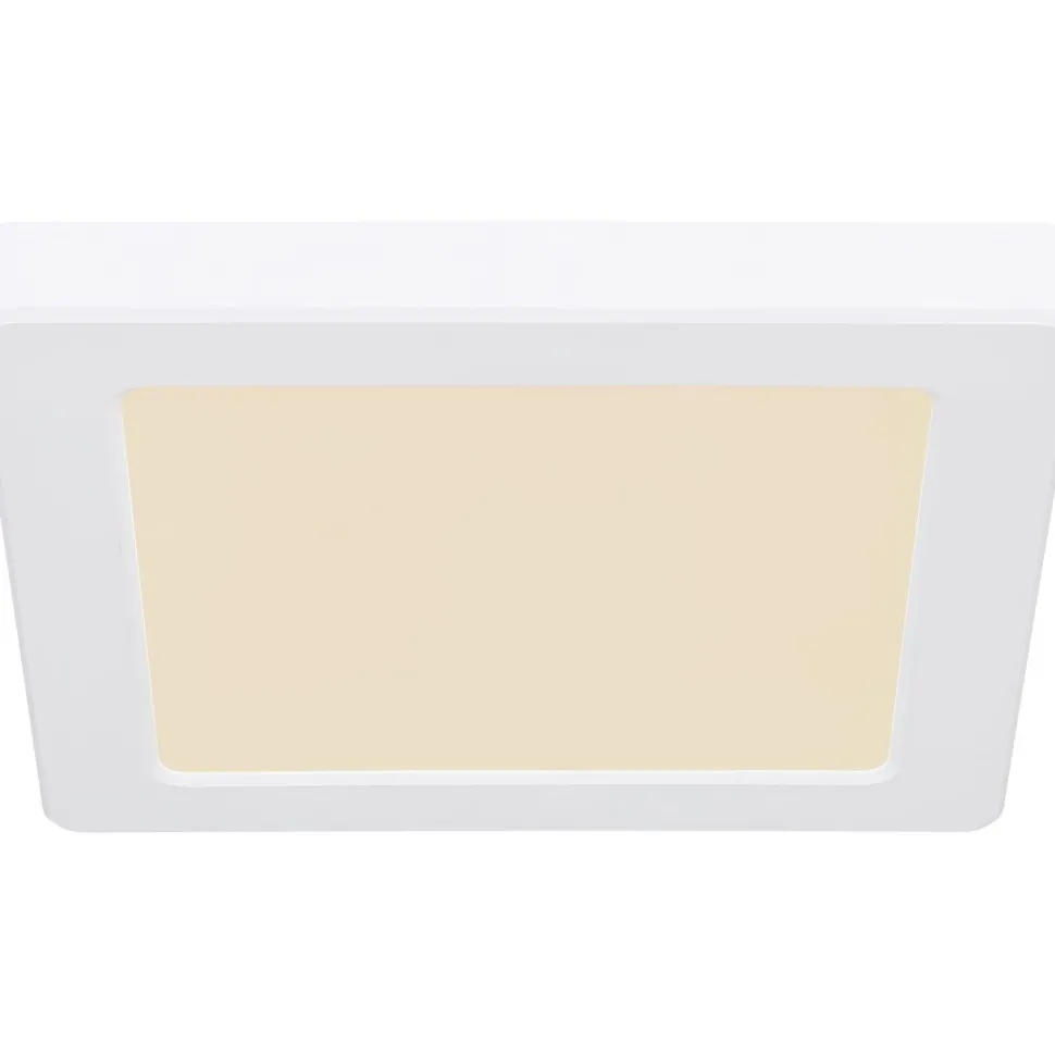 LED-kattovalaisin Globo Lasse, 3000-6500K, neliö, eri kokoja ja värejä