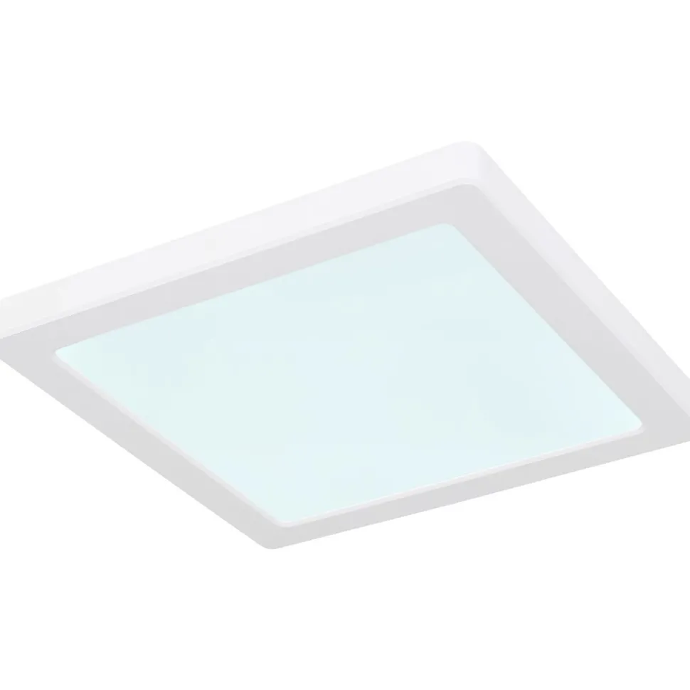 LED-kattovalaisin Globo Lasse, 3000-6500K, neliö, eri kokoja ja värejä