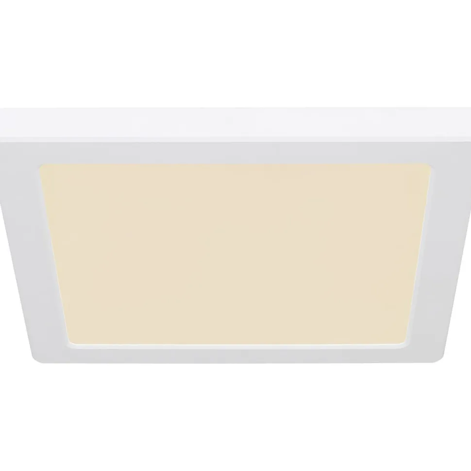 LED-kattovalaisin Globo Lasse, 3000-6500K, neliö, eri kokoja ja värejä
