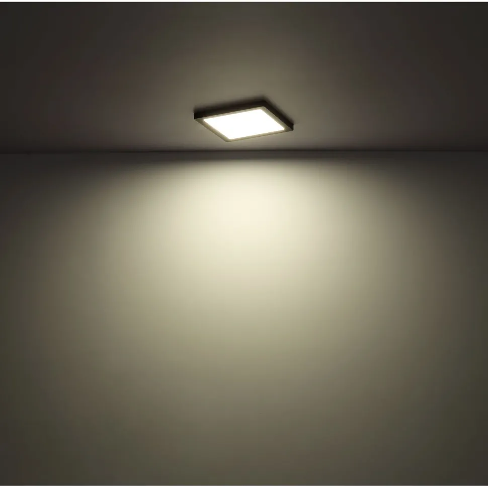 LED-kattovalaisin Globo Lasse, 3000-6500K, neliö, eri kokoja ja värejä