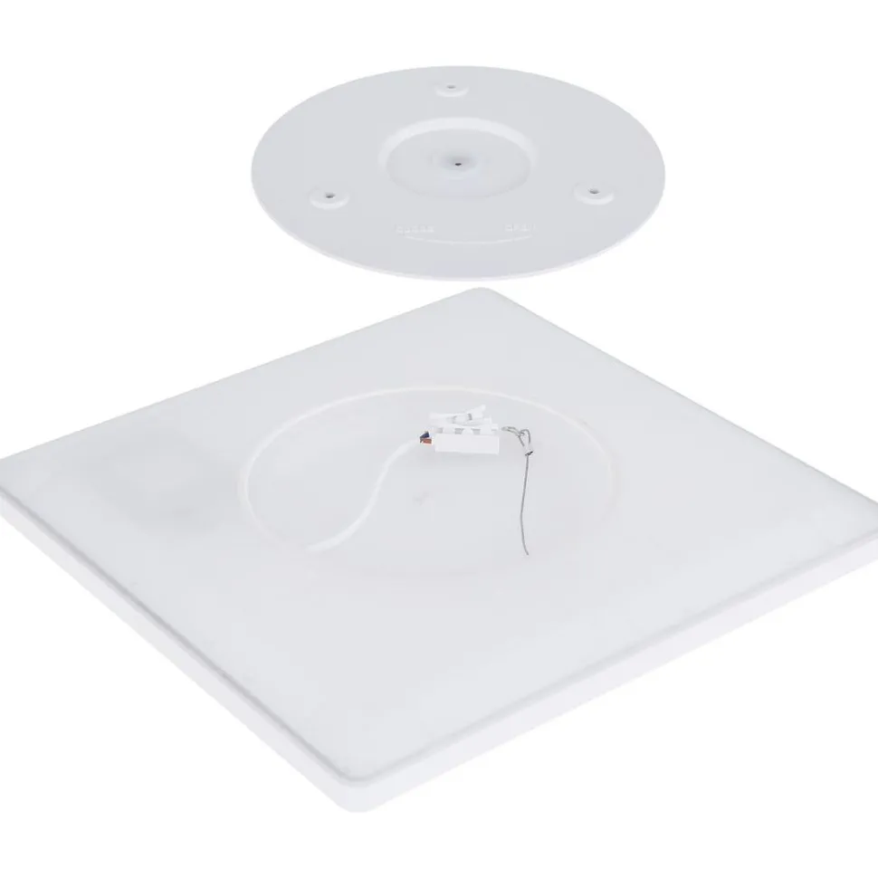 LED-kattovalaisin Globo Sapana IP44 29,4x29,4 cm eri värejä