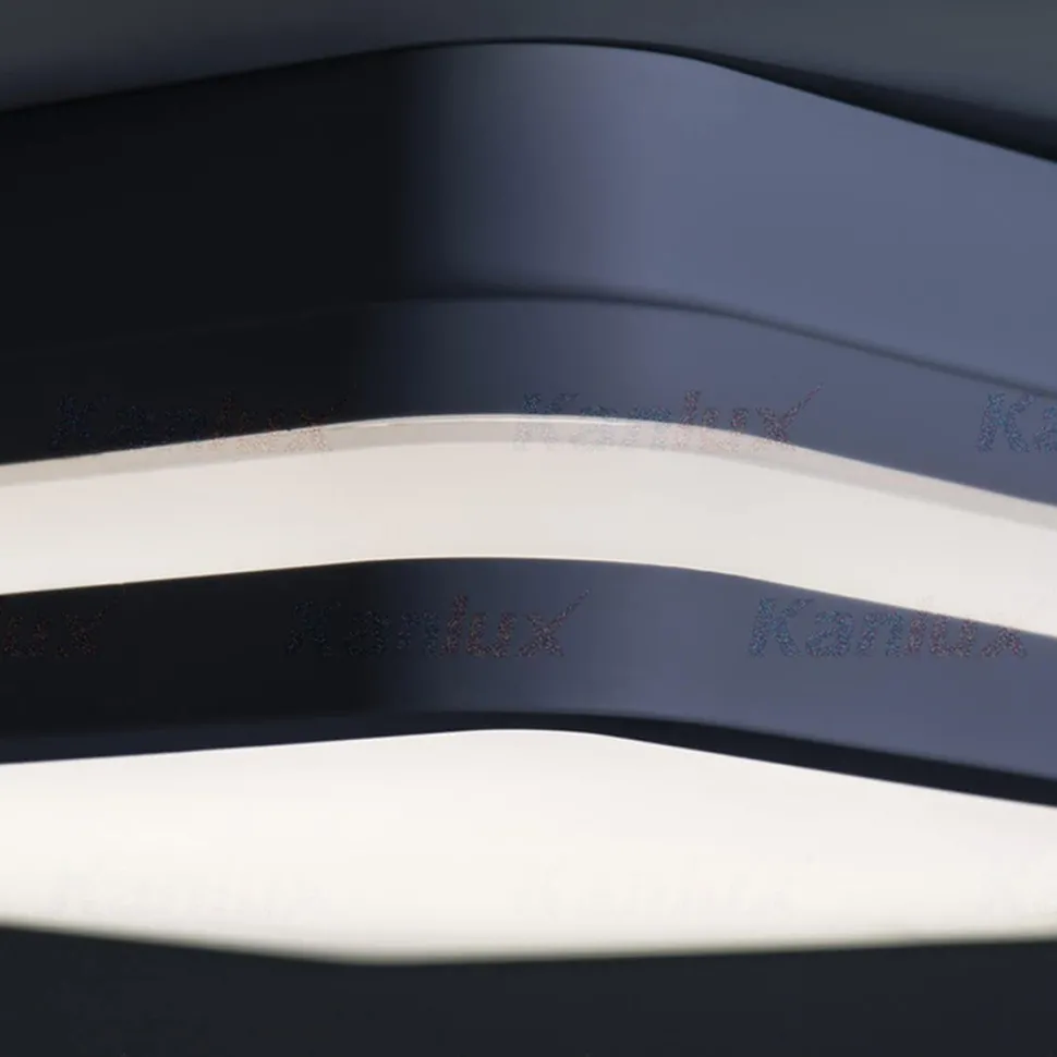 LED-kattovalaisin Kanlux Beno IP54 26x26 cm eri värejä