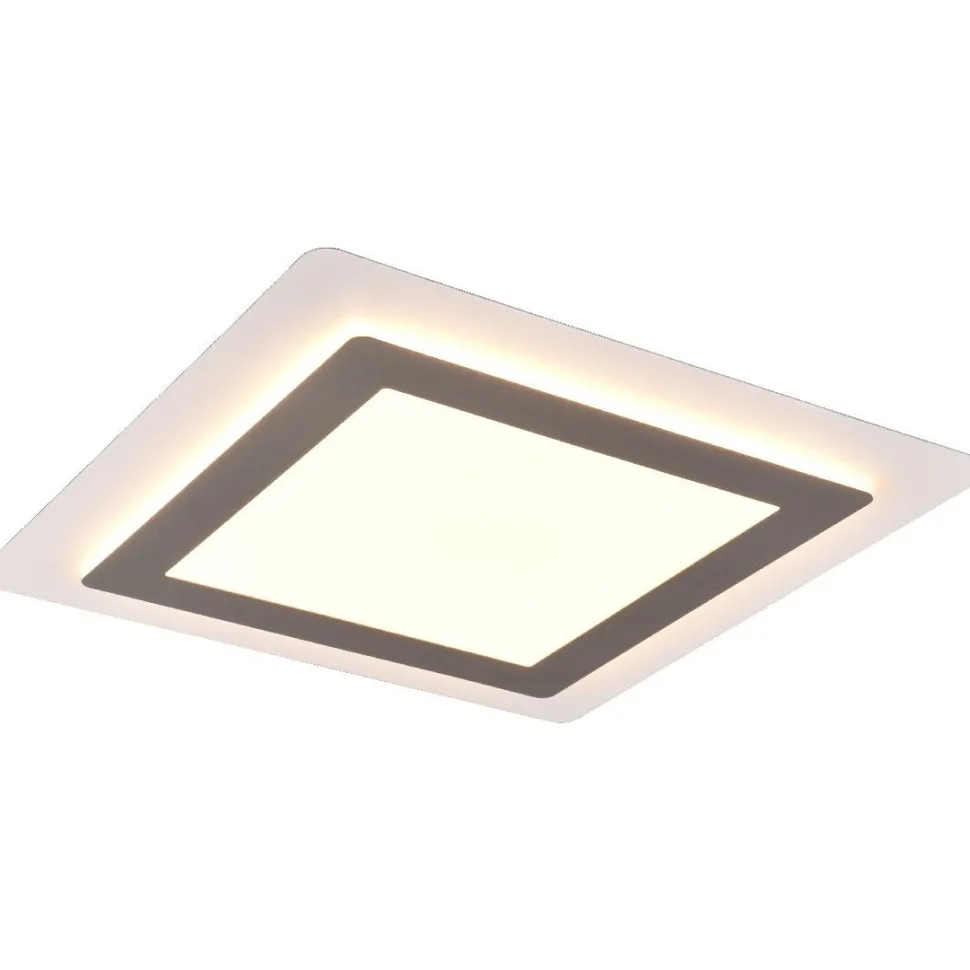 LED-kattovalaisin Trio Morgan, 45x45cm, eri värejä