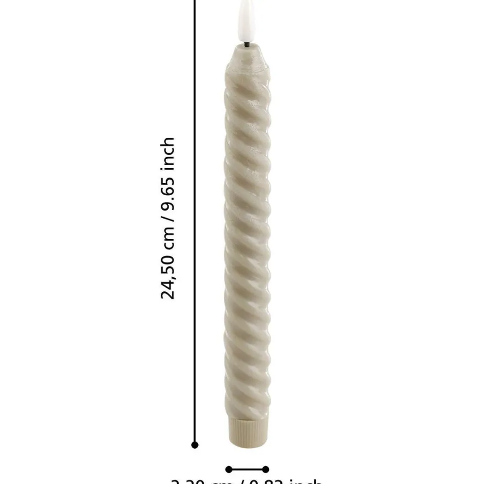 Led-kierrekynttilä Eglo Living Andrafiabe, 2kpl
