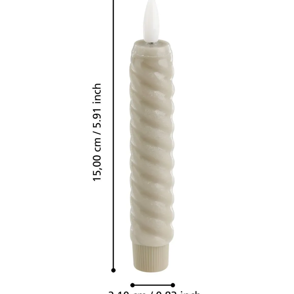 Led-kierrekynttilä Eglo Living Andrafiabe, 2kpl