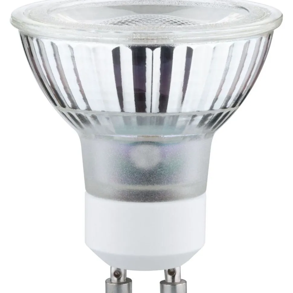 LED-kohdelamppu Paulmann Reflector, GU10, 320lm, 4.3W, 2200K, hyönteisystävällinen, hopea