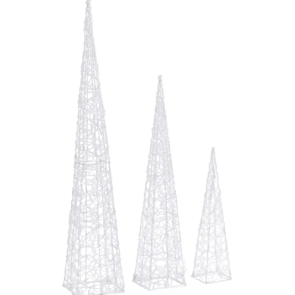 LED-koristevalokartiosarja akryyli 60/90/120 cm eri värejä