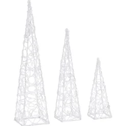 LED-koristevalokartiosarja akryyli 30/45/60 cm eri värejä