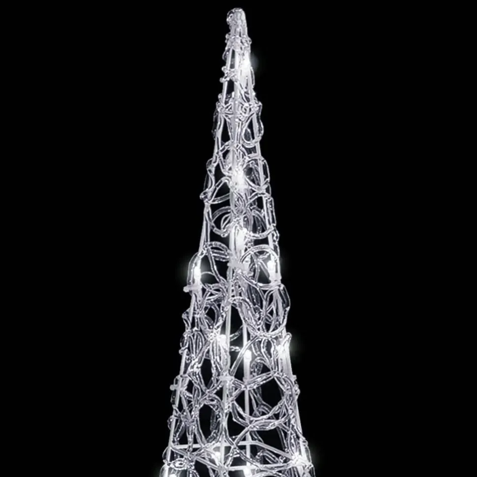 LED-koristevalokartiosarja akryyli 30/45/60 cm eri värejä