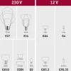 LED-kynttilälamppu Paulmann Plug & Shine, E14, DC 24V, 160lm, 2W, 3000K, filamentti, himmennettävä, kirkas