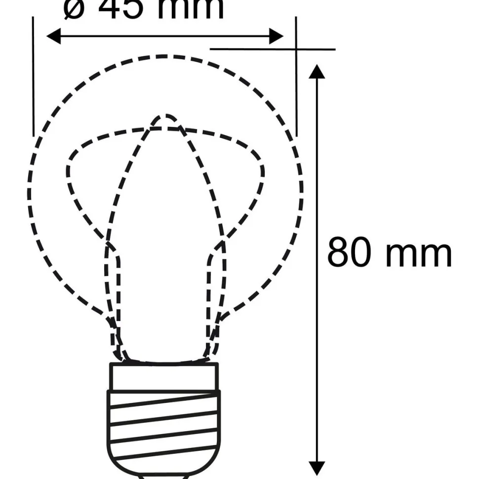 LED-lamppu Paulmann Drop, E14, 250lm, 2.7W, 2700K, filamentti, himmennettävä, kirkas