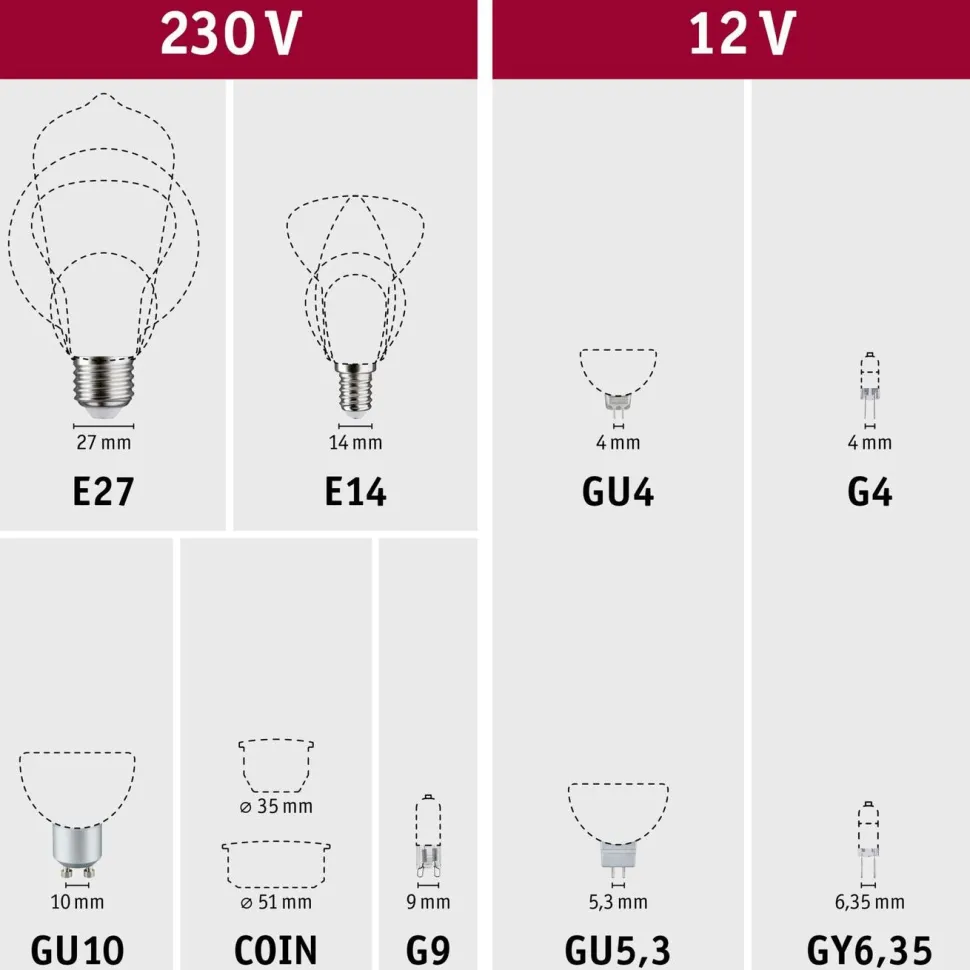 LED-lamppu Paulmann Drop, E14, 250lm, 2.7W, 2700K, filamentti, himmennettävä, kirkas