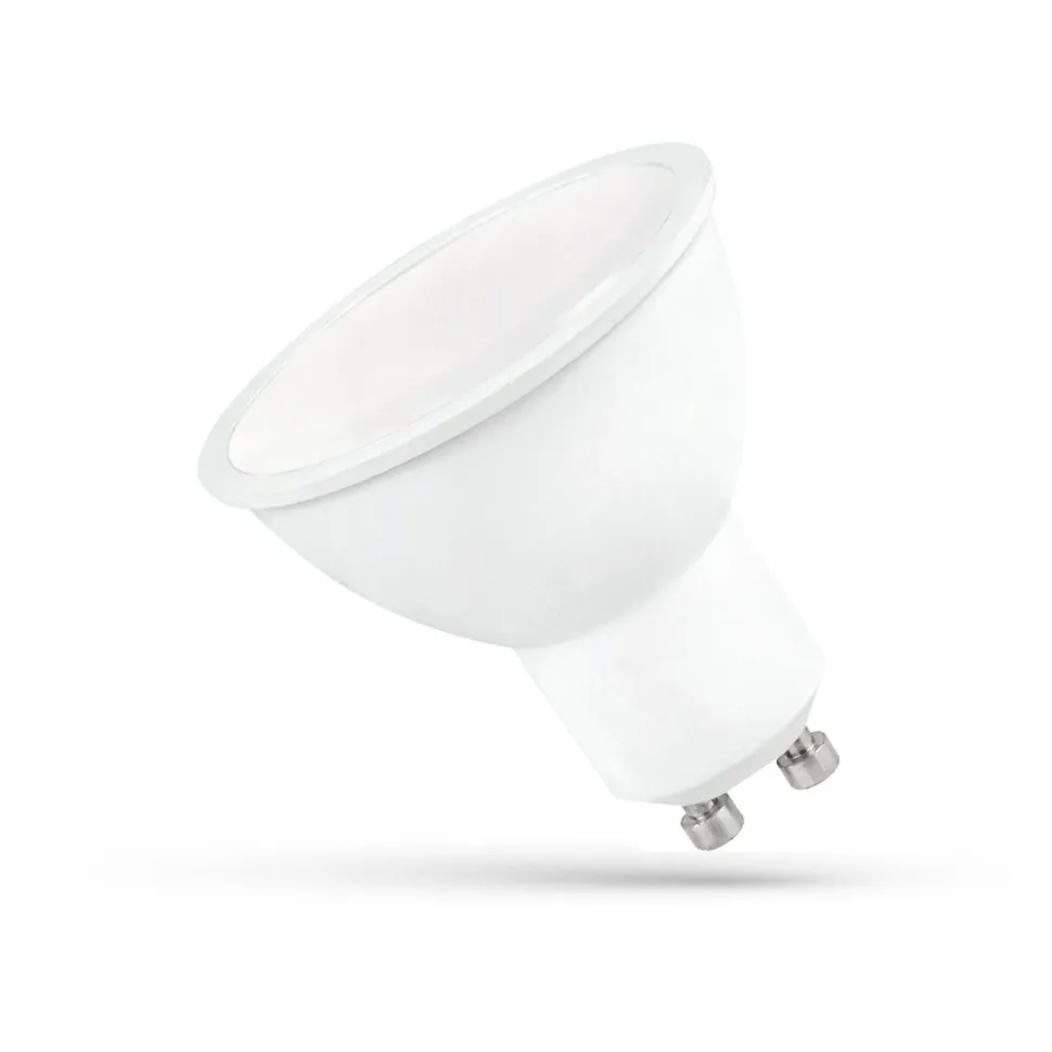 LED-lamppu Spectrum GU10 6W 230V mattalasikupu, eri värilämpötiloja
