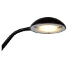 LED-lattiavalaisin Lucide Zenith Ø24,5x180cm 20W himmennettävä musta