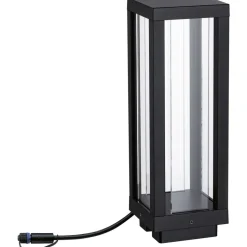 LED-lyhty Paulmann Plug & Shine Classic, 30cm, Smart Home Zigbee 3.0, IP44, RGBW, antrasiitti