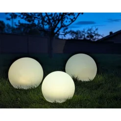 LED-maapiikkivalaisin aurinkokennolla House Nordic Lifton, 3kpl, valkoinen