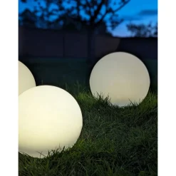 LED-maapiikkivalaisin aurinkokennolla House Nordic Lifton, 3kpl, valkoinen