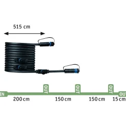 LED-Maavalaisin aloitussetti Paulmann Plug & Shine upotettava RGBW