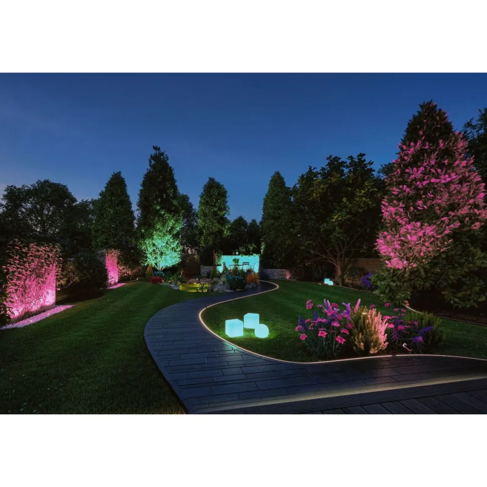 LED-Maavalaisin Paulmann Plug & Shine upotettava RGBW