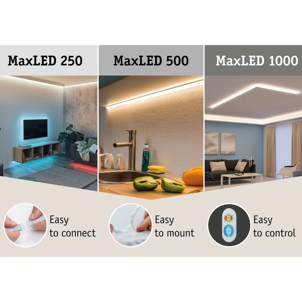 LED-Nauhan liitin Paulmann Max Flex Connector 5m valkoinen