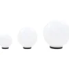 Led-pallovalaisimet 3 kpl 20/30/40 cm akryyli