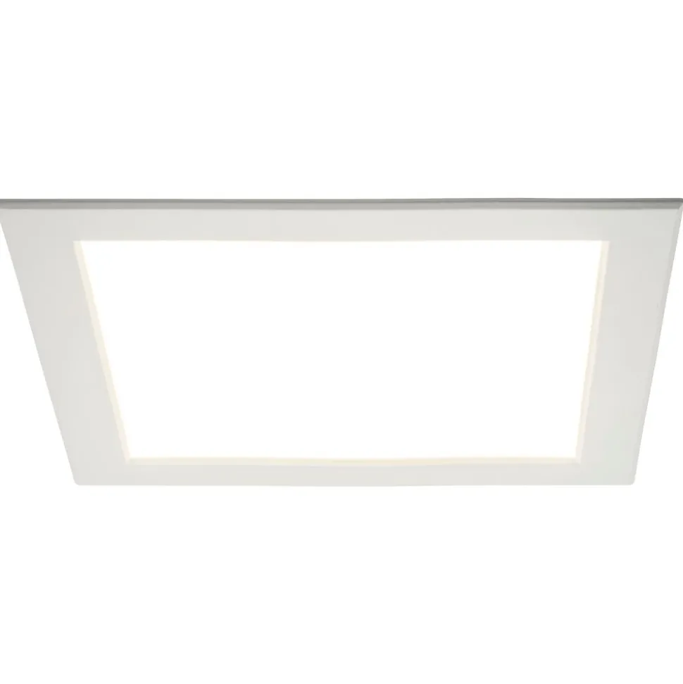 LED-paneeli Airam Flat N II, 9W/840, 120x120mm, himmennettävä, IP44, valkoinen/opaali