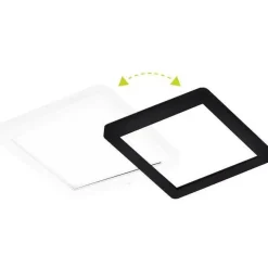 LED-paneeli Limente DSC 163x163mm IP20 12W valkoinen/musta