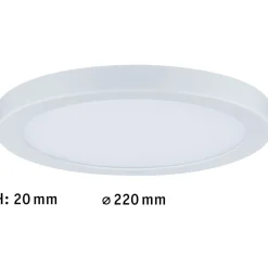 LED-paneeli Paulmann Atria, Ø22cm, 15W, 4000K, eri värejä