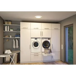 LED-paneeli Paulmann Atria Shine Backlight Ø420mm liiketunnistin IP44 4000K valkoinen, eri kokoja