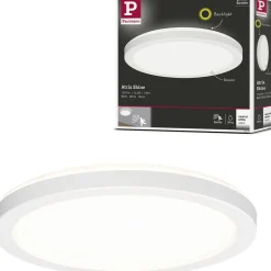 LED-paneeli Paulmann Atria Shine Backlight Ø420mm liiketunnistin IP44 4000K valkoinen, eri kokoja
