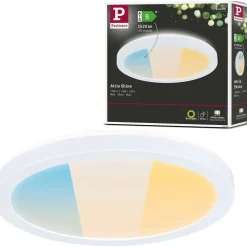 LED-paneeli Paulmann Atria Shine, pyöreä, IP44, 3000-6500K, eri kokoja