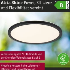 LED-paneeli Paulmann Atria Shine, pyöreä, IP44, 3000-6500K, eri kokoja