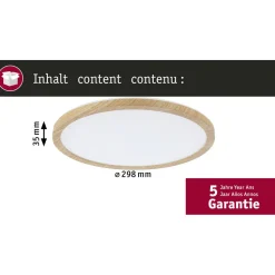 LED-paneeli Paulmann Atria Shine, pyöreä, IP44, 3000-6500K, eri kokoja