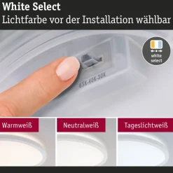 LED-paneeli Paulmann Atria Shine, pyöreä, IP44, 3000-6500K, eri kokoja