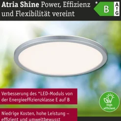 LED-paneeli Paulmann Atria Shine, pyöreä, IP44, 3000-6500K, eri kokoja
