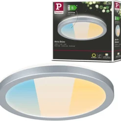 LED-paneeli Paulmann Atria Shine, pyöreä, IP44, 3000-6500K, eri kokoja