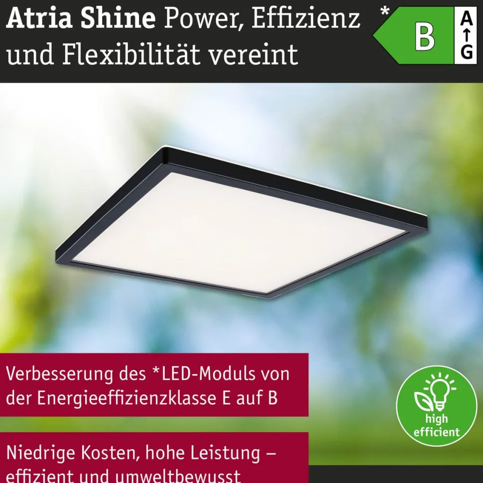 LED-paneeli Paulmann Atria Shine, kulmikas, IP44, 3000-6500K, eri kokoja