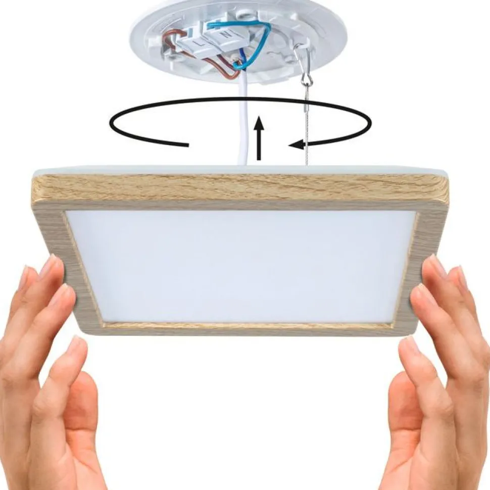 LED-paneeli Paulmann Atria Shine, kulmikas, IP44, 3000-6500K, eri kokoja