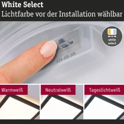 LED-paneeli Paulmann Atria Shine, kulmikas, IP44, 3000-6500K, eri kokoja