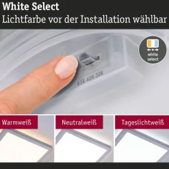 LED-paneeli Paulmann Atria Shine, kulmikas, IP44, 3000-6500K, eri kokoja